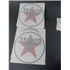 Image 5 : ASSORTMENT OF TEXACO STICKERS & DECALS VARIOUS SIZES & LOGOS LOCATION: LOWER BACKROOM