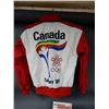 Image 2 : GROUP OF OLYIMPIC MEMORABILIA COAT SIZE 10 "CALGARY 88' - 1998 NAGANO ESSO GLASS  DISPLAY - DECALS &