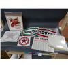 Image 1 : ASSORTMENT OF TEXACO DECALS & STICKERS DIESEL CHIEF - FIRE CHIEF GASOLINE - VARIOUS SIZES  & LOGOS L
