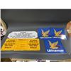 Image 1 : GROUPING OF OIL COMPANY DECALS NO SMOKING- ULTRAMAR- APPROVED CONTAINERS- DANGER  TANK CONTAINS LEAD