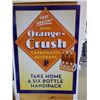 Image 3 : LOT OF 2 ORANGE CRUSH SST SIGNS EMBOSSED AAA SIGN LOCATION: LOWER BACKROOM
