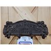 Image 2 : SET OF 2 BARBER SHOP COLLECTIBLES TIN THERMOMETER - CAST IRON WALL MOUNT COAT HANGER LOCATION: UPPER