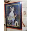 Image 2 : GROUPING OF COCA-COLA  ADVERTISING RUG-  MIRROR - APRON- TIN TRAYS - GARBAGE CAN-  PICTURES - THERMO