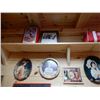 Image 8 : GROUPING OF COCA-COLA  ADVERTISING RUG-  MIRROR - APRON- TIN TRAYS - GARBAGE CAN-  PICTURES - THERMO
