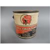 Image 1 : Mc.COLL- FRONTENAC 5 LB GREASE PAIL SOME WEAR - GOOD GRAPHICS LOCATION: LOWER RIGHT
