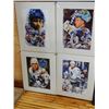 Image 2 : GROUP OF 7 TORONTO MAPLE LEAFS COLLECTIBLES 2 POSTERS - 4 MATTED MAPLE LEAFS PLAYERS PRINTS  INCLUDI