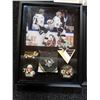 Image 2 : LOT OF HOCKEY PICTURES PITTSBURG PENGUINS SHADOW BOX  - NEWPAPER PHOTS -  FRAMED 2006/2007 TORONTO M
