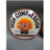 Image 2 : 2 SUPERTEST HIGH COMPRESSION GAS GLOBE LENSES 13 1/2" - NOS LOCATION: SUPERTEST ROOM