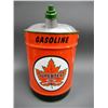 Image 1 : 5 GALLON GAS CAN RESTORED TO SUPERTEST CORRECT CAPS LOCATION: SUPERTEST ROOM