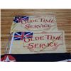 Image 2 : GROUP OF 4 FLAGS TEXACO FLAG 72" X 36"- 3 OLD TIME SERVICE FLAGS  54" X 34" 2 2 POLES LOCATION: UPPE