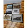 Image 1 : GROUP OF 6 FRAMED GAS STATION PICTURES B-A - SINCLAIR - B.P. - IMPERIAL LOCATION: UPPER LEFT