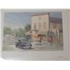 Image 3 : ASSORTMENT OF TEXACO PAPER ADVERTISING FRAMED PICTURES -THE SATURDAY EVENING POST - THE  CHARLESTON 