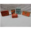 Image 1 : LOT OF 5 TOBACCO TINS TURRET FLAKE- HICKEY &  NICHOLSON- OLD CHUM- T&B -  PICOBAC POCKET POUCH- SOME
