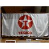 Image 1 : TEXACO NYLON FLAG 74" X 36"- GOOD CONDITION LOCATION: UPPER HANGING