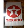 Image 1 : TEXACO NYLON BANNER 90" X 55"- GOOD CONDITION LOCATION: UPPER HANGING