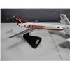 Image 2 : LOT OF 4 TOY PLANES JUMBO JET - DT-17 STEARMAN - CAMO HERCULES -  FX-935 LOCATION: UPPER BACKROOM