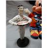 Image 2 : LOT OF COLLECTIBLES MICKEY & MINNIE MOUSE - CAST WAITER DOORSTOP -  SPRITE BOY CAST BANK/BOX - 2 CAS