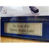 Image 2 : TIE DOMI #28 TORONTO MAPLE LEAFS FRAMED NHL PHOTO 15" X 12" LOCATION: UPPER BACKROOM