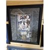 Image 1 : CURTIS JOSEPH FRAMED LAST GAME MAPLE LEAF GARDENS FEB 13, 1999 - 25" X 21" - SIGNED LOCATION: UPPER 