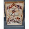 Image 5 : MAPLE LEAF GARDENS OPENING DAY FRAMED PHOTO OCTOBER 12, 1931 - FRAMED 15 CENT OFFICIAL PROGRAM  - PH