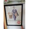 Image 2 : GROUP OF 4 COCA-COLA ADVERTISING 2 HARD BOARD - SST SIGN - FRAMED PAPER ADVERT LOCATION: KITCHEN ARE
