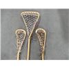 Image 2 : LOT OF 3 LACROSS STICKS GOALIE STICK - 2 OUT PLAYERS STICKS LOCATION: UPPER BACKROOM