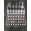 Image 2 : GROUP OF HOCKEY COLLECTIBLES 2 UNCUT SHEETS OF TIN HOCKEY DISKS - 4 CANADA  HOCKEY FOLD UP TABLES LO
