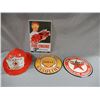 Image 1 : LOT OF 3 SST TEXACO SIGNS & TEXACO FIRE CHIEF HAT REPRO SIGNS LOCATION: UPPER BACKROOM