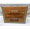 Image 1 : 1966 PURITY DAIRIES WINDSOR ONTARIO WOODEN MILK CRATE 1966 - HOLD 6 - GOOD CONDITION LOCATION: UPPER