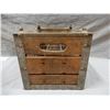 Image 2 : 1962 SILVERWOOD WOODEN MILK CRATE- WINDSOR, ON. HOLDS 12 - GOOD CONDITION LOCATION: UPPER LEFT