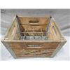 Image 4 : 1962 SILVERWOOD WOODEN MILK CRATE- WINDSOR, ON. HOLDS 12 - GOOD CONDITION LOCATION: UPPER LEFT