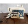 Image 2 : SINGER SEWING MACHINE & TABLE  LOCATION: UPPER LEFT