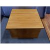Image 2 : PINE END TABLE STORAGE BELOW LOCATION: UPPER LEFT