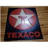Image 1 : TEXACO S/S PLASTIC EMBOSSED SIGN 87 1/2" X 72"- SOME SCRATCHING LOCATION: UPPER RIGHT