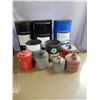 Image 1 : GROUP OF FUEL, GREASE & OIL DRUMS- VARIOUS SIZES  LOCATION: LOWER BACKROOM