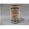 Image 1 : SUPERTEST SUPER DUTY MOTOR OIL IMP QT CAN NO BOTTOM - NEW LOCATION: UPPER LEFT
