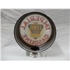 Image 2 : IMPERIAL GASOLINE PUMP GLOBE METAL BODY -  15" SINGLE 1999 LENSE LOCATION: UPPER RIGHT
