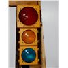 Image 1 : PLASTIC LIGHT UP TRAFFIC SIGNAL 34" X 15" X 8" LOCATION: UPPER RIGHT