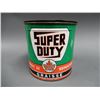 Image 2 : SUPERTEST SUPER DUTY 5 LB. GREASE CAN BILINGUAL- CORRECT LID- SMALL SCRATCHING- GOOD  GRAPHICS LOCAT