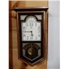 Image 1 : ELGIN REGULATOR WALL CLOCK WEST MINSTER CHIME - 25" X 14 1/4" X 5" LOCATION: UPPER LEFT