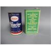 Image 2 : LOT OF 2 IMPERIAL IMP QT CANS IMPERIAL MARVELUBE CAN WITH CORRECT CAP - IMPERIAL  3 STAR POLARINE MO