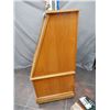 Image 2 : WOODEN 3 SHELF CABINET 48" X 23 1/2" X 50 1/2" -  STORAGE UNDERNEATH FROM  BACK - CONTENTS NOT INCLU