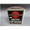 Image 1 : IMPERIAL RED BALL ARCTIC CUP 25 LB. GREASE PAIL CORRECT LID - GOOD CONDITION - MACDONALD MFG. CO.  L