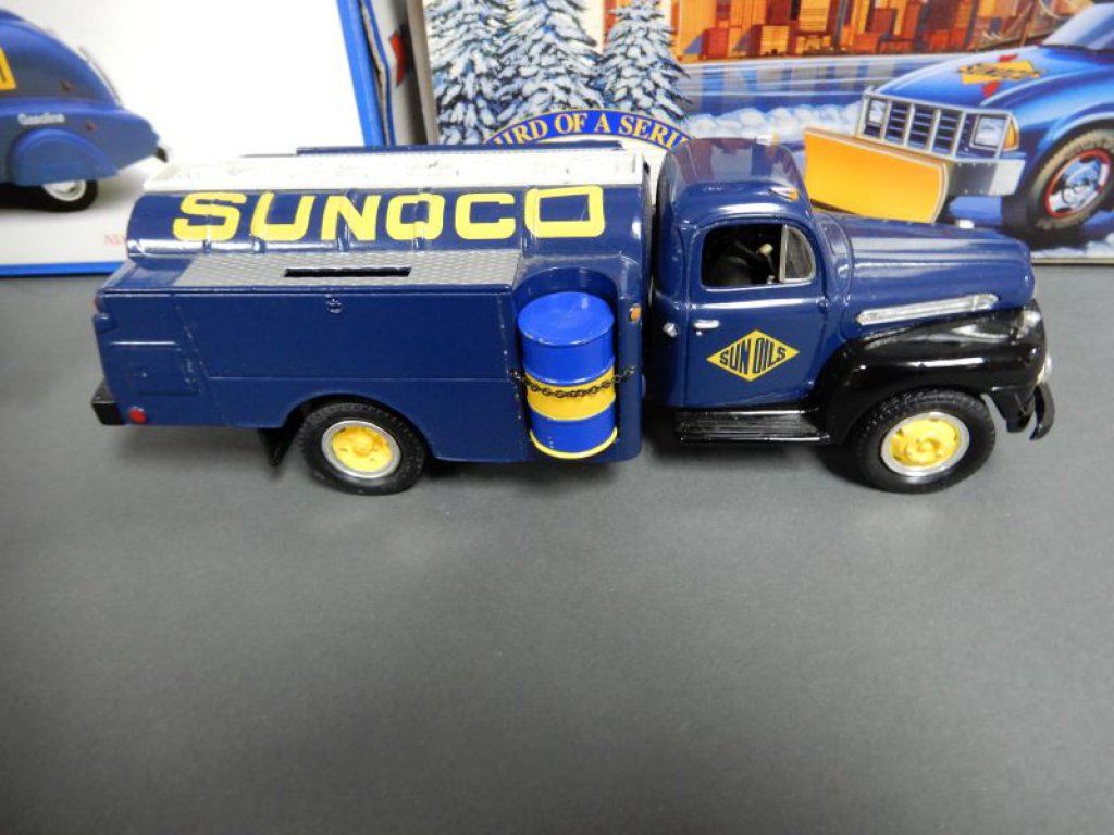 LOT OF 4 SUNOCO COLLECTIBLES FIRST GEAR TANKER BANK - MARX TOYS TANKER ...