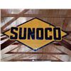 Image 1 : SUNOCO DSP SIGN 72" X 38 5/8" - SMALL PORC LOSS & TOUCH UP LOCATION: UPPER HANGING