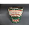 Image 1 : B-A BOWTIE 25 LB. WATER PUMP GREASE PAIL CORRECT LID-  PAINT LOSS LOCATION: LOWER BACKROOM