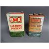 Image 5 : LOT OF 5 B-A BOWTIE CANS 3 1LB GREASE CANS WITH SOME CONTENT - CLEANING  SOLVENT IMP GALLON CAN - FR