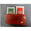 Image 3 : LOT OF B/A COLLECTIBLES DUAL SET OF CARDS - PEERLESS COIN BANK - 2 1LB  GREASE CANS WITH SOME CONTEN