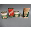 Image 4 : LOT OF B/A COLLECTIBLES DUAL SET OF CARDS - PEERLESS COIN BANK - 2 1LB  GREASE CANS WITH SOME CONTEN