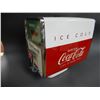 Image 1 : ORIGINAL DRINK COCA-COLA  ICED COLD DISPENSER EMBOSSED - GOOD CONDITION